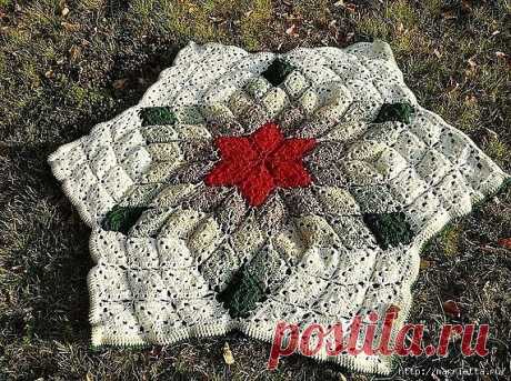 Пледы и покрывала из ромбов крючком (Вязание крючком) – Журнал Вдохновение Рукодельницы