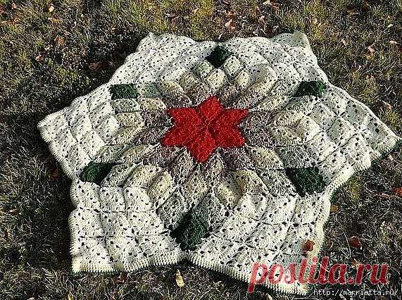 Пледы и покрывала из ромбов крючком (Вязание крючком) – Журнал Вдохновение Рукодельницы