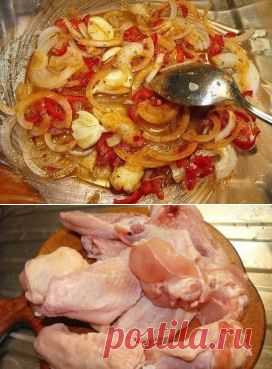 Чесночные куриные крылышки