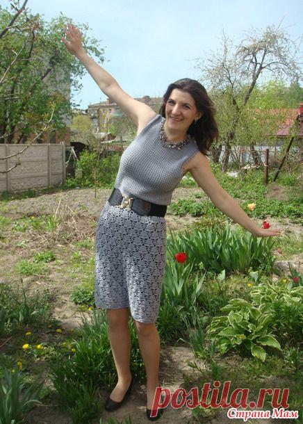 Платье с веерным узором - Вязание - Страна Мам