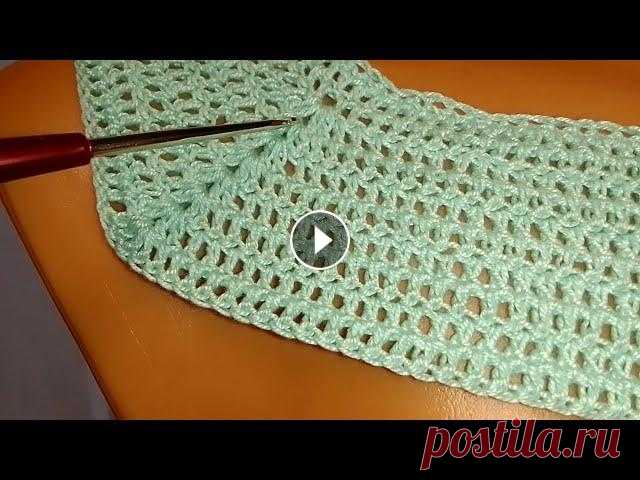 вязание для начинающих..кокетка  , реглан крючком #вязание #крючком#начинающим#кокеткакрючкомCreated by InShot:...