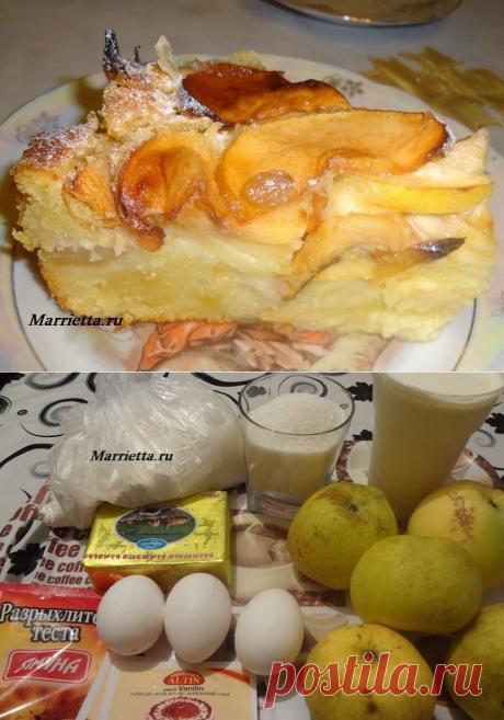 Моя выпечка. ЯБЛОЧНЫЙ ПИРОГ - супер сочный и очень вкусный рецепт