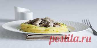 Бефстроганов с шампиньонами в мультиварке - Рецепты для Мультиварки
