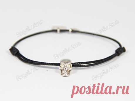 Веревочный браслет &quot;Череп&quot; от Amorem