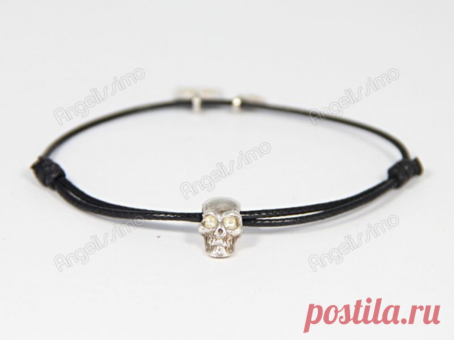Веревочный браслет "Череп" от Amorem
