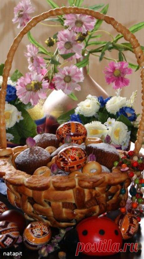 Корзина из дрожжевого теста - ХЛЕБОПЕЧКА.РУ - рецепты, отзывы, инструкции