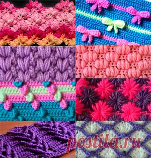 22 оригинальных и красивых узора крючком в видео мастер-классах