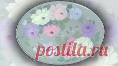 Красивые цветы на уникальном фоне