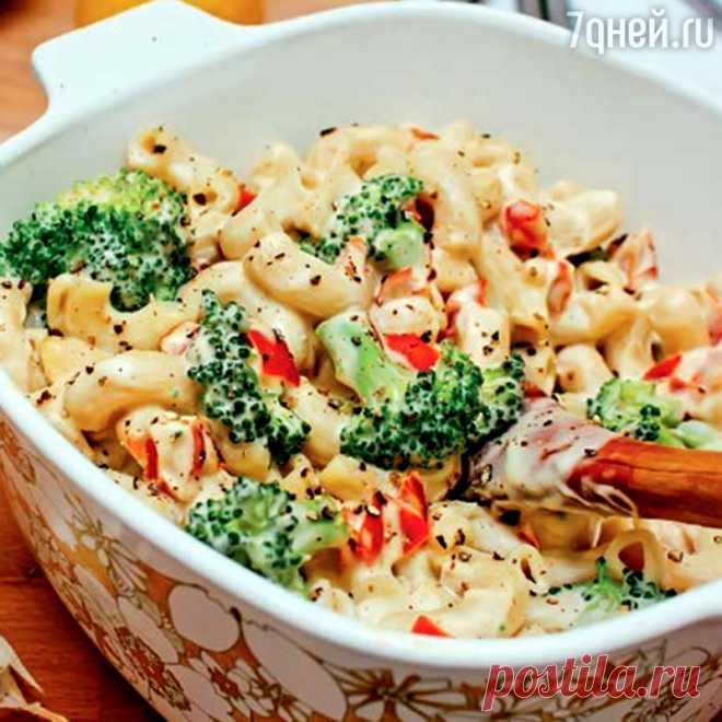Макароны с брокколи и красным перцем: рецепт постного блюда