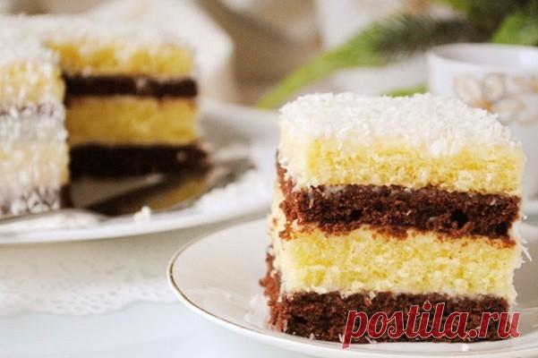 Простой тортик из сгущёнки — Домашняя кулинария