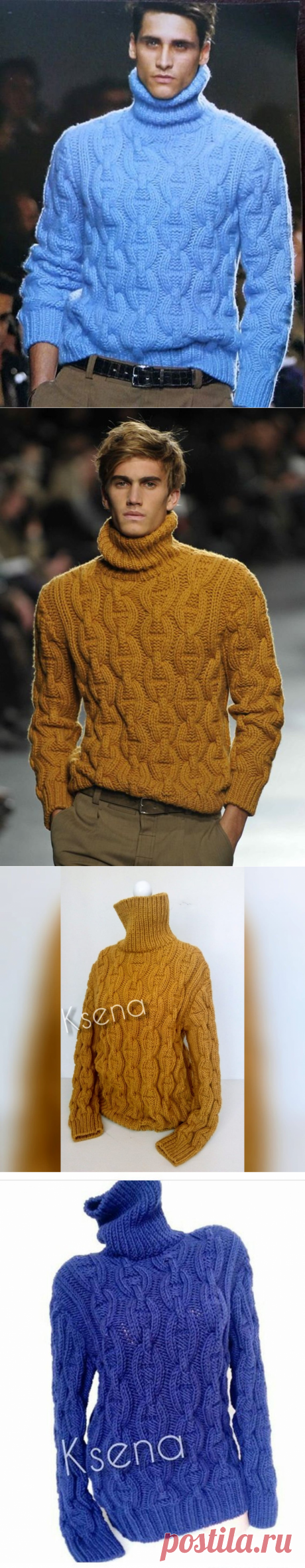 Mens sweater Hand knitted men's sweater Knit mens pullover | Etsy