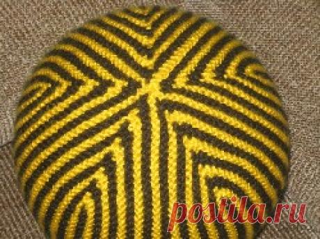 Супер-шапка для мужчины - Шапочки и панамки - Схемы вязания - Авторский проект Натальи Грухиной