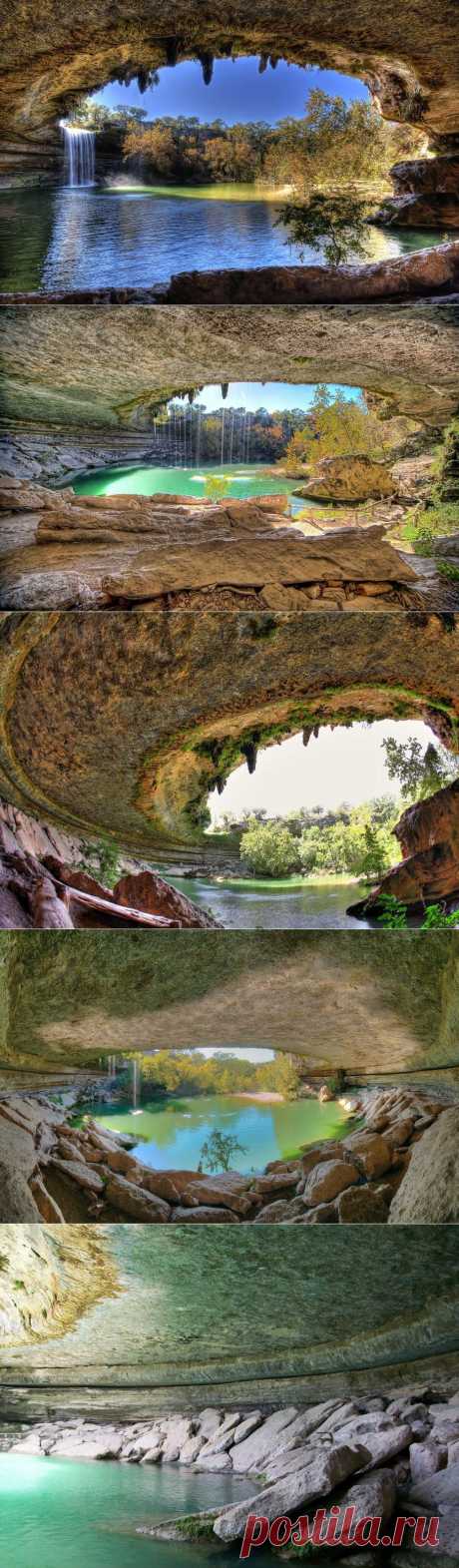 Удивительное озеро Hamilton Pool