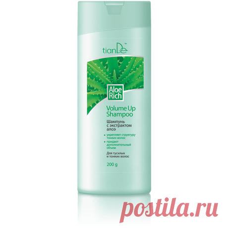 Шампунь c экстрактом алоэ Aloe Rich: Алоэ, Камелия, Мята перечная, Цинк | TianDe Шампунь позволяет наполнить волосы жизненной силой, увлажнить их и придать великолепный естественный объем. Экстракт алоэ восстанавливает гидробаланс волос и питает их от корней до самых кончиков.

Регулярное применение шампуня Aloe Rich подарит вашим волосам легкий объем и сияющий блеск.