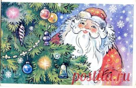 Советские новогодние открытки (335 работ) » Страница 2 » Картины, художники, фотографы на Nevsepic