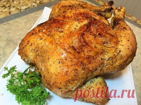 Курица запеченная в духовке от Вэйна. Самый простой рецепт. Очень вкусно!Сhicken baked in the oven.