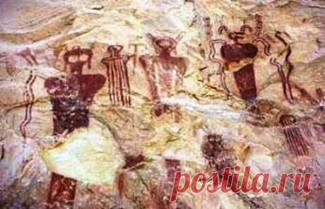 Наскальные рисунки древности - Боги, пришельцы, НЛО | Земля - Хроники жизни