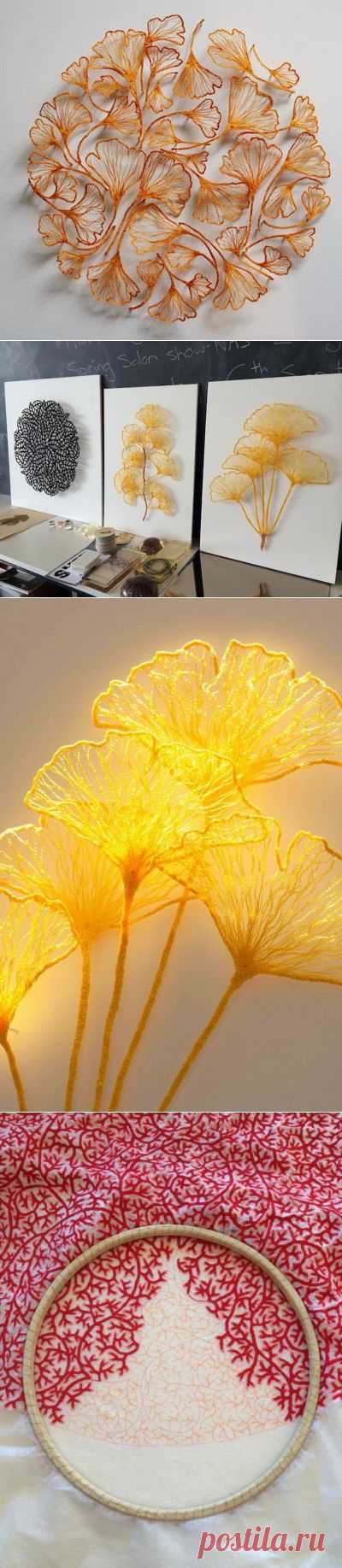 Изящная вышивка от австралийской рукодельницы Meredith Woolnough