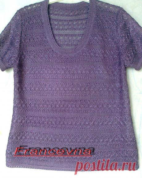 ажурная футболка