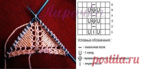 Вязание центральной петли в шалях (Уроки и МК по ВЯЗАНИЮ) — Журнал Вдохновение Рукодельницы