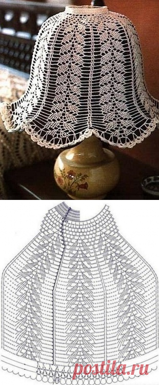 Абажур крючком