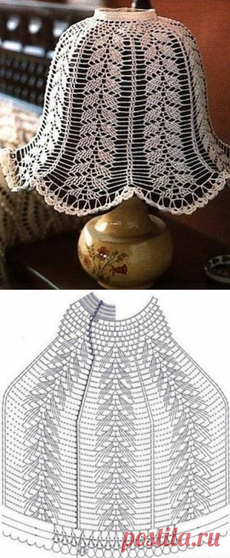 Абажур крючком