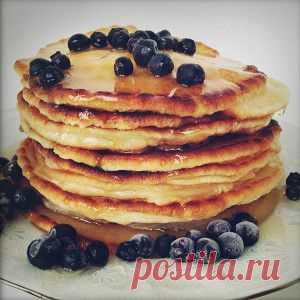 Настоящие американские панкейки (American pancakes) рецепт – завтраки