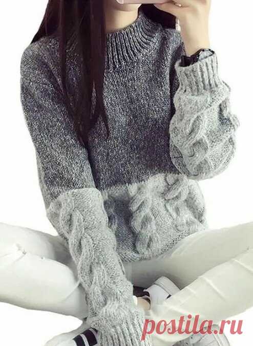 Вязание. Элегантный серый. Идеальное решение для каждого дня. Все оттенки серого в сочетании с другими цветами. Модели, схемы | 101 СЕКРЕТ | Яндекс Дзен