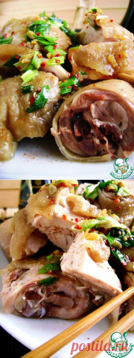 Вареная курица по-китайски "Для лентяек" – кулинарный рецепт