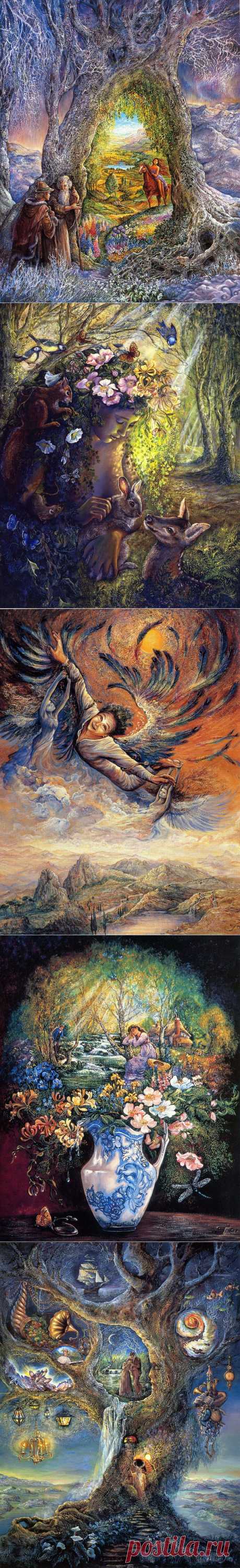 Фэнтези картины Жозефины Уолл (Josephine Wall) - Миры фентези