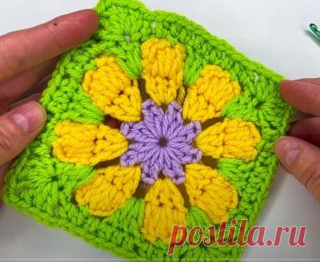 NEW granny square - Step by Step instructions