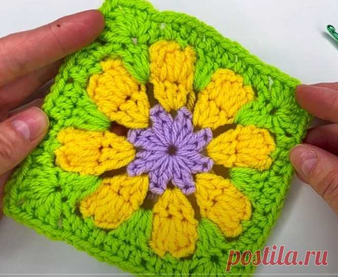 NEW granny square - Step by Step instructions
