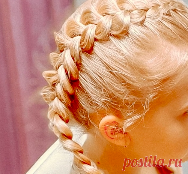 Французская коса за 5 минут