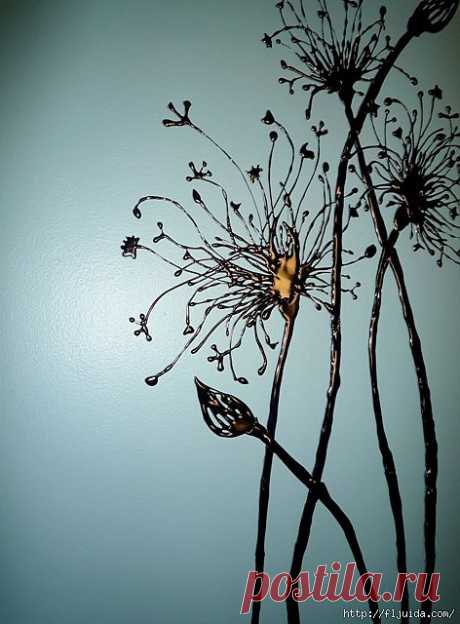 ОРИГИНАЛЬНЫЙ ДЕКОР ГОРЯЧИМ КЛЕЕМ.