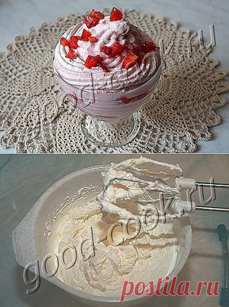 Хорошая кухня - домашнее клубничное мороженое. Кулинарная книга рецептов. Салаты, выпечка.