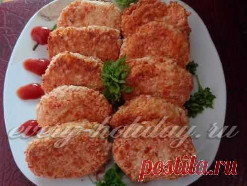 Котлеты из крабовых палочек с сыром, рецепт