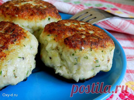 Куриные котлеты с кабачком