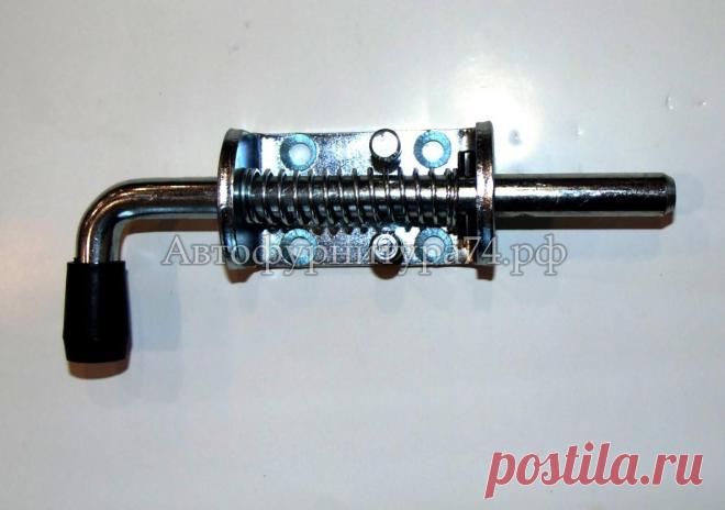 Подпружиненный затвор на ворота своими руками