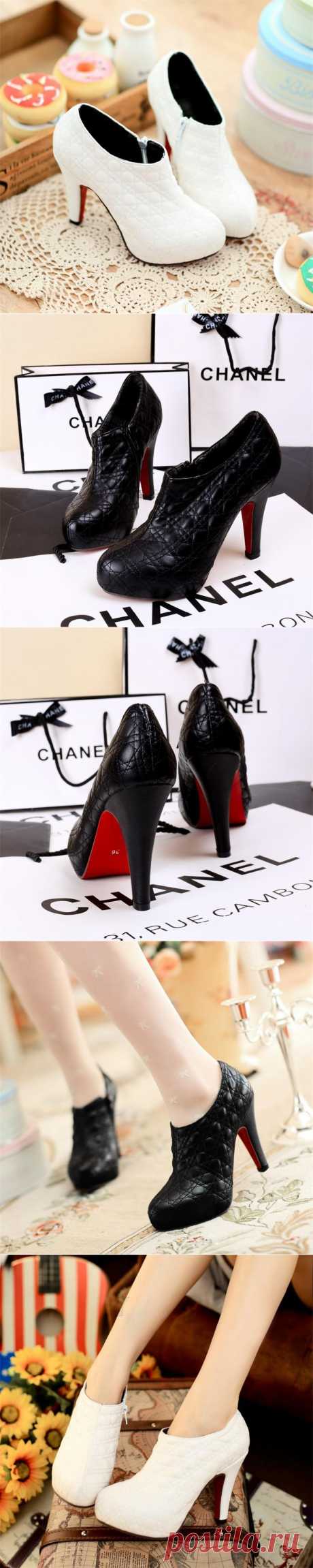 Кожаные ботильоны, Магазин одежды и обуви