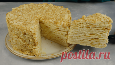 ТОРТ НАПОЛЕОН Рецепт Домашнего НАПОЛЕОНА с Заварным Кремом - САМЫЙ ВКУСНЫЙ НАПОЛЕОН