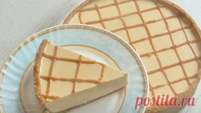 Тортик с вареной сгущенкой! Чизкейк без выпекания! Торт без выпечки!