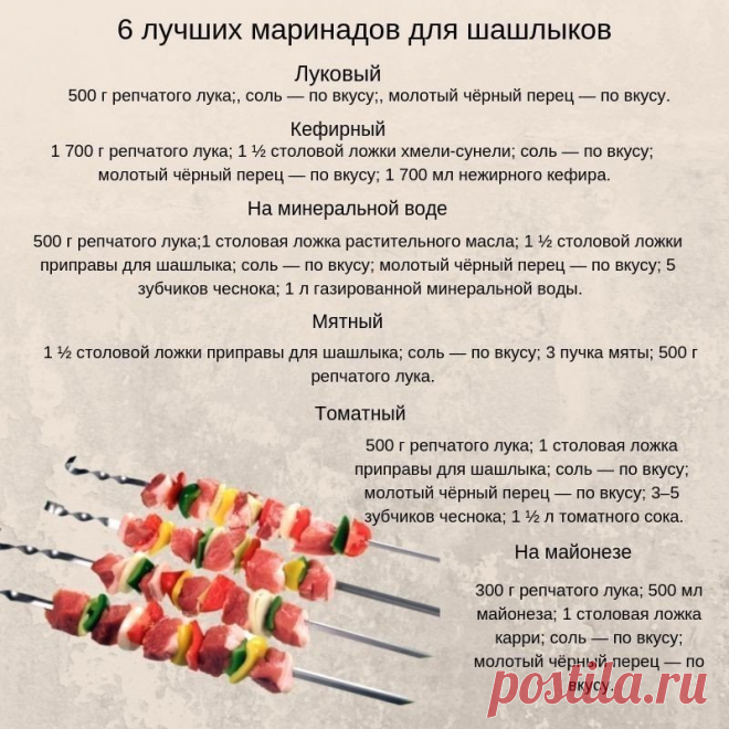Маринады