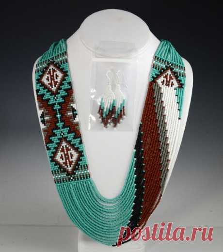 (14) Navajo Beaded Necklace, Rena Charles, Sedona Indian jewelry, Sedona Native American, Oak Creek Canyon | jewelry