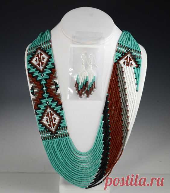 (14) Navajo Beaded Necklace, Rena Charles, Sedona Indian jewelry, Sedona Native American, Oak Creek Canyon | jewelry