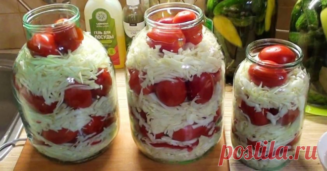 Помидоры с капустой на зиму - Со Вкусом