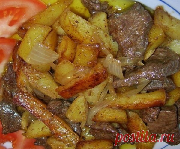Нежная и сочная говяжья печень с картофелем – легкое, но очень полезное блюдо за 30 минут | Вкусные рецепты | Яндекс Дзен
