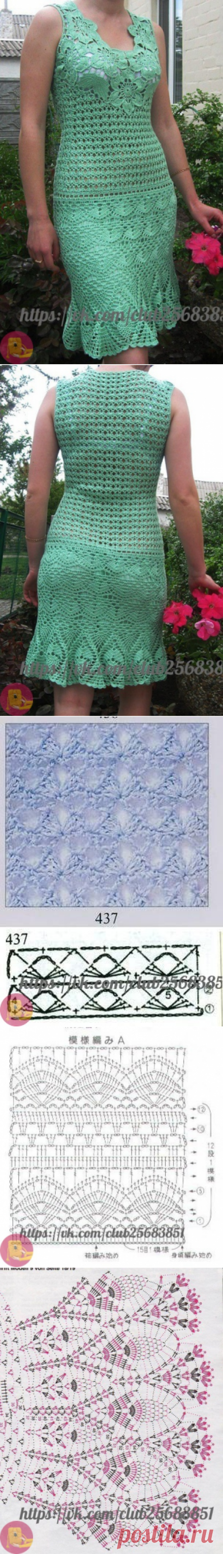 Платье и сарафан с ярусами со схемами — Сделай сам, идеи для творчества - DIY Ideas