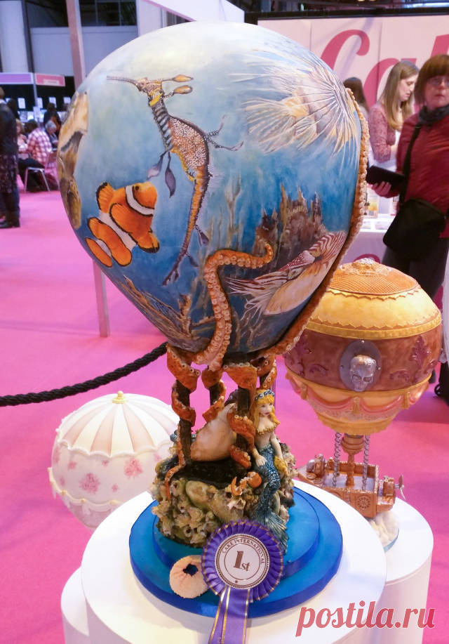 Sea World Hot Air Balloon - Cake by Callicious Cakes - CakesDecor