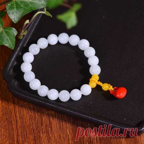 Delicate Hotan Jade Bracelet-Bag bracelet-Sea Bracelet-Beach | Etsy