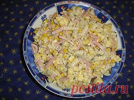 Немецкий макаронный салат, рецепт приготовления